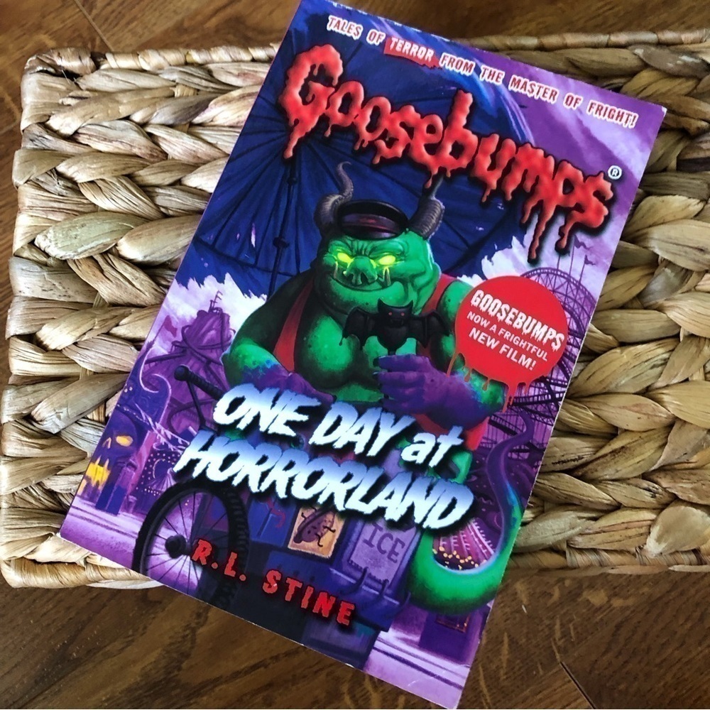 Goosebumps: One Day at Horrorland by: R.L. Stine, paperback book